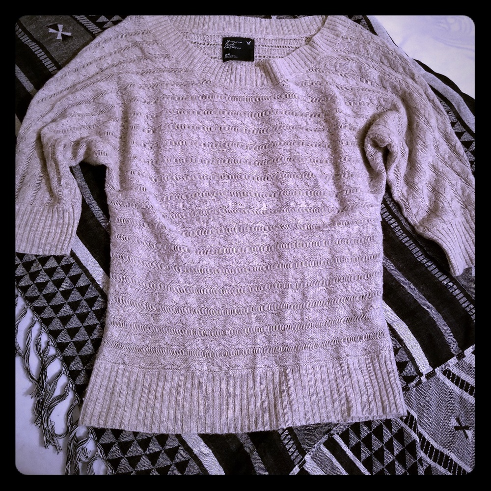 AE 1/2 sleeve sweater